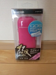 ■新品 IQOS専用 ELECOMハードカバー ピンク■