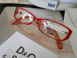 D&G 眼鏡フレーム DD1169A-982 サイドの柄がお洒落