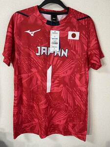 未使用 日本代表　女子バレーボール　KUROGO 1黒後 愛 Tシャツ 半袖 ウエア Mサイズ　ミズノ