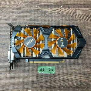 GK 激安 GB-212 グラフィックボード ZOTAC NVIDIA GeForce GTX760 OC 2GB 256BIT DDR5 ZT-70405-10B 認識.画像出力のみ確認 中古品 同梱可