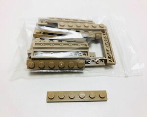 【新品未使用】レゴ　LEGO　プレート　1x6 ダークタン　24枚　１×６