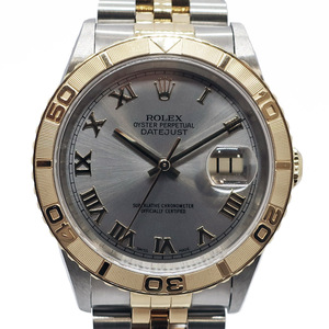 【天白】ROLEX ロレックス デイトジャスト サンダーバード 16263 K番 グレー ジュビリー SS YG メンズ 腕時計 自動巻き 男