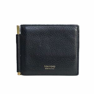 TOM FORD トムフォード 折り財布 マネークリップ ブラック メンズ y0231t-lcl158-u9000