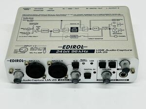 ★EDIROL Audio Capture オーディオインターフェース UA-25 未チェック 現状品 管理番号04199