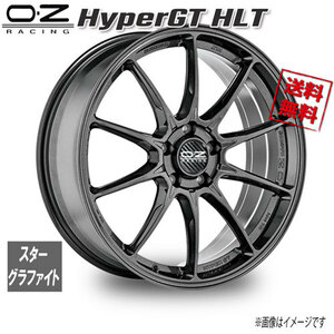 OZレーシング OZ HyperGT HLT スターグラファイト 18インチ 5H100 7.5J+46 4本 68 業販4本購入で送料無料