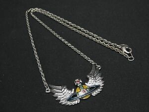 1円 Vivienne Westwood ヴィヴィアンウエストウッド ウイングオーブ ラインストーン ネックレス アクセサリー シルバー系 FA3102