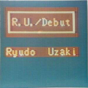 宇崎竜童 : R.U./Debut Ryudo Uzaki 帯なし 国内盤 中古 アナログ LPレコード盤 1982年 28・3H-63 M2-KDO-86