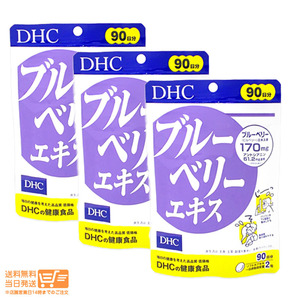 DHC ブルーベリーエキス 徳用 90日分 180粒 3個セット ブルーベリー サプリメント 健康食品 ディーエイチシー 送料無料