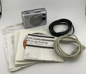 CASIO カシオ DIGITAL CAMERA LV-10 f=6.2mm 1:2.8 コンパクトデジタルカメラ 説明書 ケーブル付 通電確認済み (k5906-y257)