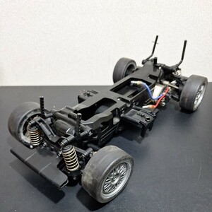 タミヤ 1/10 ラジコン、 シャーシ、中古　TL01.、ジャンク扱い