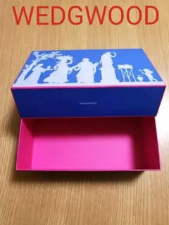 【ギフトボックスに！】WEDGWOOD ウェッジウッドの空箱（ビビッドピンク）