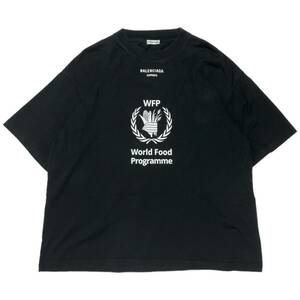 BALENCIAGA バレンシアガ　World Food Programs Print T-Shirts ブラック サイズ:XL