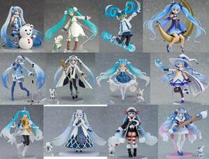 figma 雪ミク Snow Bell Owl Twinkle Snow ver. ふわふわコート タンチョウ巫女 Snow Princess Magical Parade Glowing Snow 冬麗 ver.