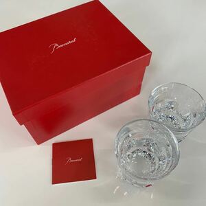 GX819 Baccarat バカラ HARCOURT ABYSSE アルクール アビス OF9.6cm 216ペア グラス ロックグラス 食器 未使用 展示品 洋食器