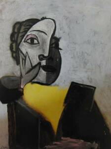 Pablo Picasso、BUSTE DE FEMME、希少な額装用画集画、新品額装付、fan/5