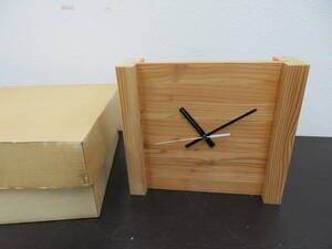 キコリ　デザイン研究所　時計工房　掛け時計　置時計　木製　Kicori