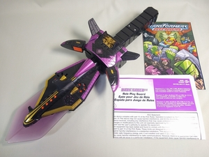 レア 送料込 開封品 欠品無し 海外品 ダークセイバー DARK SABER トランスフォーマー アルマダ / TF マイクロン伝説 セーバー 