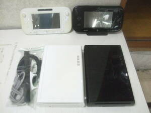 Wii U2台セット【Nintendo / 黒・白 モデル:WUP-010〈32GB〉】ジャンク！