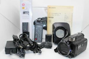 新品同様品/バッテリー2個付き■ソニー SONY HANDYCAM HDR-PJ790V-B ブラック 光学10倍 内蔵メモリ96GB ハンディカム ビデオカメラ #Z2816