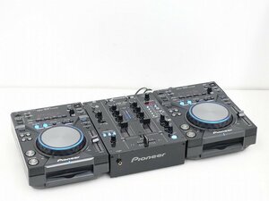 ▲▽Pioneer CDJ-400-K/DJM-400-K Limited DJ用 CDプレーヤー/ミキサー 台数限定モデル パイオニア ハードケース付△▼021074001m△▼