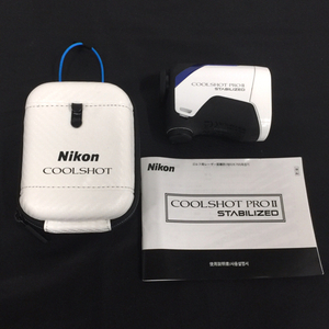 1円 Nikon COOLSHOT PRO II STABILIZED ゴルフ レーザー距離計 ニコン クールショットプロ2 動作確認済
