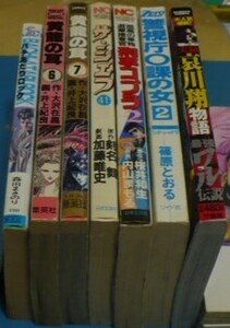 平成コミックス7冊(内、コンビニコミック1冊)セット　集英社・日本文芸社・リイド社・竹書房