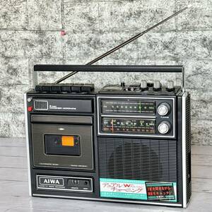 送料無料 aiwa ラジオカセットレコーダー TPR-301