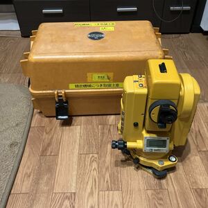 TOPCON トプコン GTS-310f トータルステーション 測量機器 測定器 工具 動作未確認、現状品シャック品部品取り