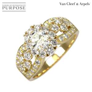 ヴァンクリーフ & アーペル Van Cleef & Arpels 17号 リング ダイヤ K18 YG 750 指輪 K18 YG 750 指輪 Diamond Ring 90206206