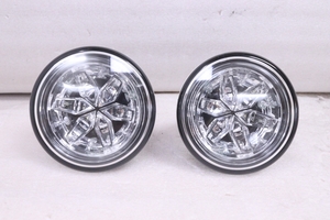 2Y-1050★未使用品/美品★純正OP★後期 LED L675S ミラココア★左右フォグランプ STANLEY W1921 ASSY 純正オプション★ダイハツ (DM)