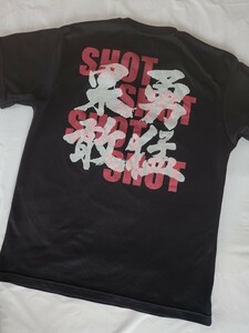★XTS　スポーツウェア 半袖Tシャツ　「勇猛果敢」S　ブラック