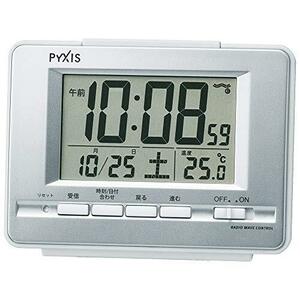 セイコークロック 置き時計 目覚まし時計 電波 デジタル 温度表示 表示 PYXIS ピクシス BC411S