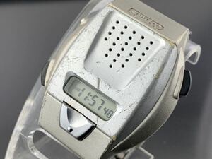[A1307]1円～☆メンズ腕時計 SEIKO セイコー トーキングウォッチ A860-4001 動作品