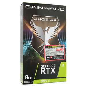 GAINWARD グラフィックボード GeForce RTX 3070 Ti Phoenix NED307T019P2-1046X-G PCIExp 8GB [管理:1000019961]