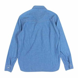 WTAPS 14AW 142GWDT-SHM08　 CELL LS CHAMBRAY シャンブレー シャツ ブルー系 ライトブルー系【中古】