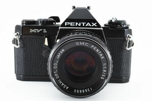 [良品] ペンタックス PENTAX MV1 一眼レフ 35mm フィルムカメラ ブラック 黒 + SMC PENTAX 55mm f/1.8 2122349