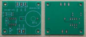 DS1307を使ったRTC基板（基板のみ）