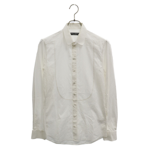 DOLCE & GABBANA ドルチェアンドガッバーナ シングルカフス ドレスシャツ シャツカラー ホワイト G5BY1T/FM5CP