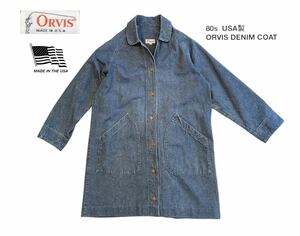 USA製 80s ORVIS DENIM COAT オービス デニム コート USA ビンテージ L.L.BEAN ラルフローレン RRL