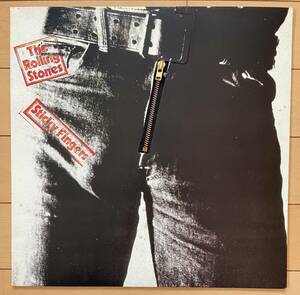 美品！ Europe盤 「The Rolling Stones - Sticky Fingers」Andy Warhol Reissue 1986年 キースリチャーズ ミックジャガー ミックテイラー