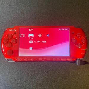SONY ソニー PSP-3000 レッド 動作確認済み 