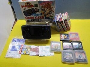 ■ 【動作未確認】 SEGA ゲームギア 本体（ぷよぷよ通/HGG-3210）/ ソフト　ペンゴ・斬GEAR・ジーロック ・コカ・コーラ キッド　他