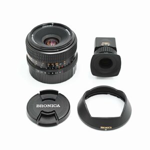 【超希少レンズ】【ファインダー＋フード付】BRONICA ブロニカ ZENZANON RF 45mm F4 交換レンズ