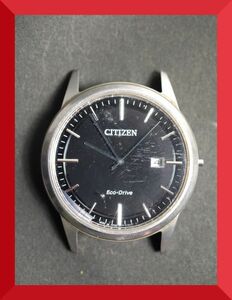 シチズン CITIZEN エコドライブ Eco-Drive 3針 デイト J810-S097223 男性用 メンズ 腕時計 日本製 x202 ジャンク