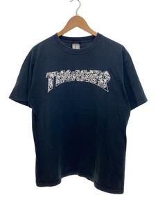 THRASHER◆THRASHER/Modern Amusement/Tシャツ/M/コットン/ブラック/90s