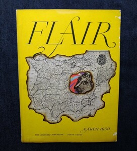 1950年 Flair 創刊2号 ルネ・グリュオー/ソール・スタインバーグ 冊子/サルバドール・ダリ/アントニ・クラーベ/Rene Gruau/Fleur Cowles