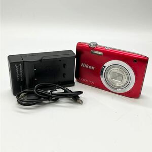 Nikon デジタルカメラ COOLPIX A100 クールピクス　レッド