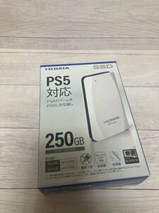 新品未開封★SSPV-USC250G [ホワイト] PS5対応のポータブルSSD（250GB）外付けSSD　IODATA(アイ・オー・データ)