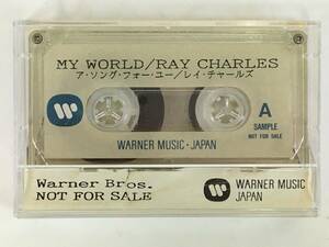 ■□L209 非売品 RAY CHARLES レイ・チャールズ MY WORLD ア・ソング・フォー・ユー カセットテープ□■