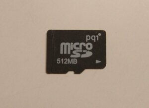 pqi 512MB micro SDカード